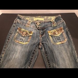 👖Z CAVARICCI WOMENS JEANS SIZE 3 FLARE